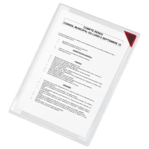 2  Kleefbare hoekmappen A3 