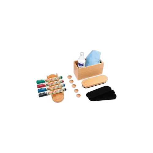 Accessoirekit Wooden voor whiteboard - 17 stukken - FSC®-hout - LEGAMASTER