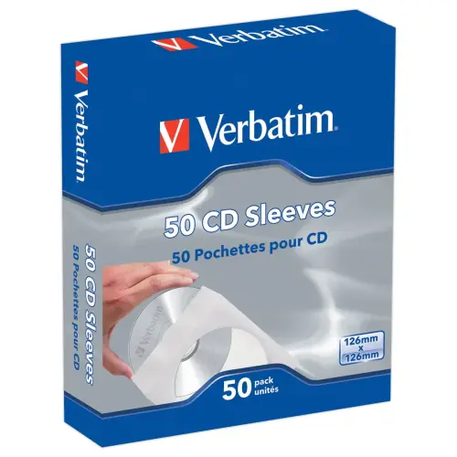 50 CD/DVD hoesjes papier