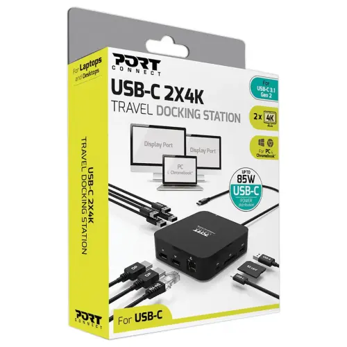 Reis USB-C dockingstation 2X4K 