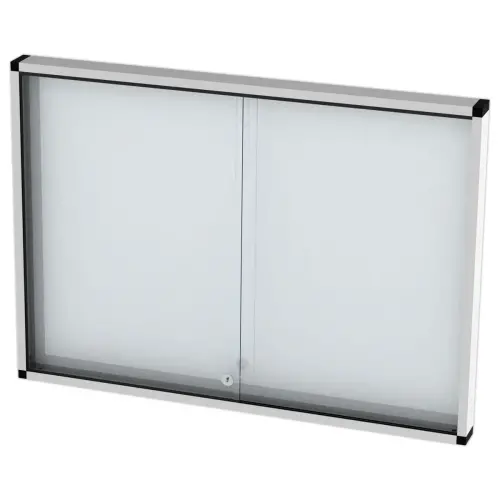 Extra dunne binnenvitrine met schuifdeuren 8A4