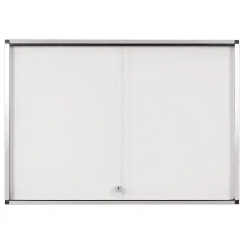Extra platte binnenvitrine met schuifdeuren 18A4 