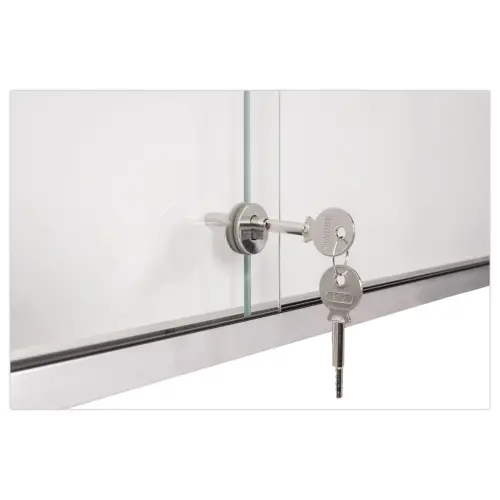 Extra platte binnenvitrine met schuifdeuren 18A4 