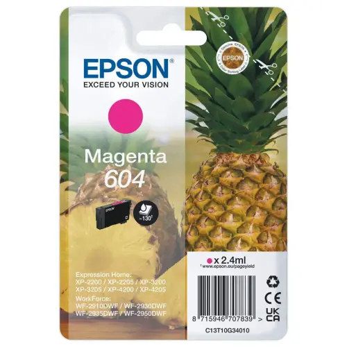 Inktcartridge EPSON 604 Magenta 