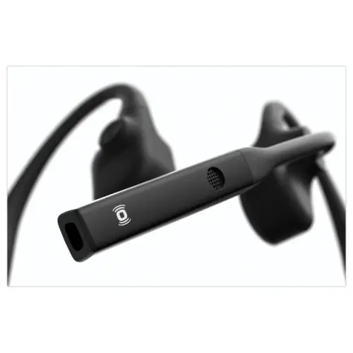 Draadloze botgeleidingskoptelefoon OpenComm2 - Bluetooth USB-A - zwart