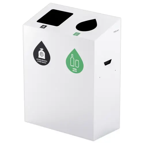 Afvalbak 2 stromen 110L