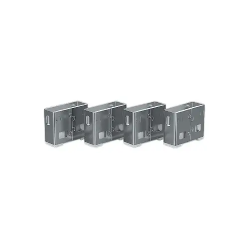 USB Type A-poortblokkeerders zonder sleutel - Wit - LINDY 