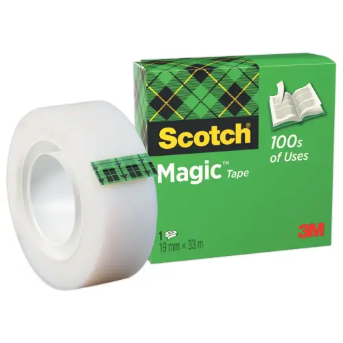 24  Rol 24 onzichtbare plakbriefjes SCOTCHMagic 810 - 33m x 19mm 