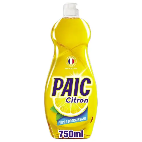 10 Flacon afwasmiddel PAIC Citroen - 750 ml