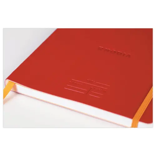 Agenda notitieboekje Perpetueel Meeting RHODIA 16x21 cm Coquelicot