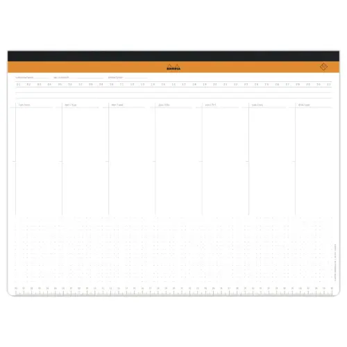 Perpetuele kalender onderlegger A3 Rhodia