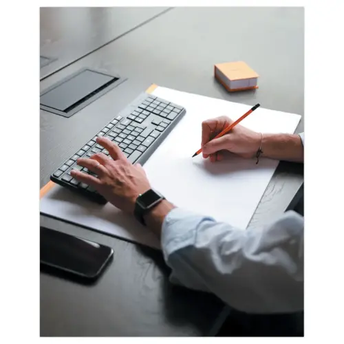 Onderlegger met eeuwigdurend kalender A2 Rhodia