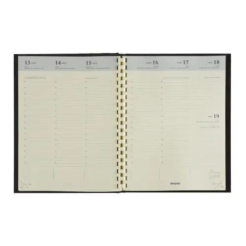Agenda weekkalender Brepols TIMING Cube -17 x 22 cm - Assortis