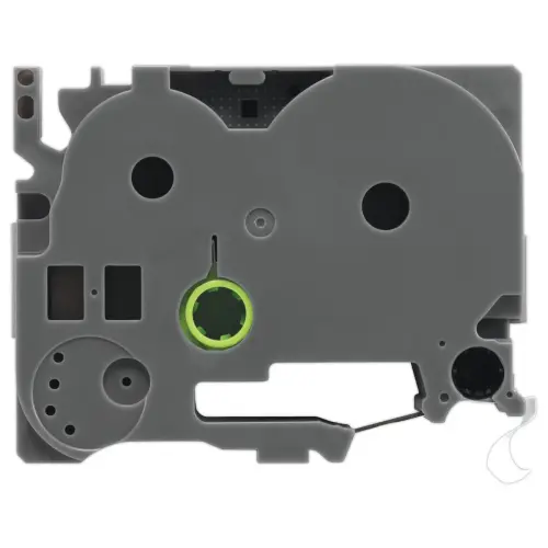 Ruban comp BROTHER TZSE 231 12mm wit met zwarte afdruk LAM
