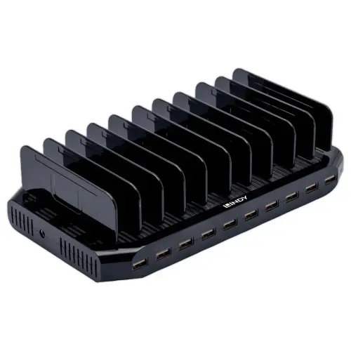 Oplaadstation 96W met 10 USB- poorten