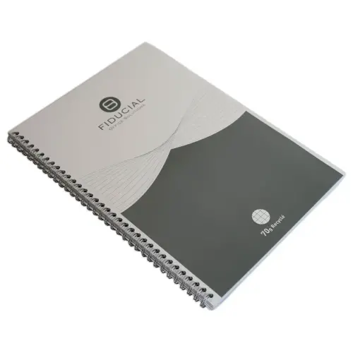 Spiraalnotitieboek FIDUCIAL 70g A4 21x29,7cm 100 pagina's gerecycled 