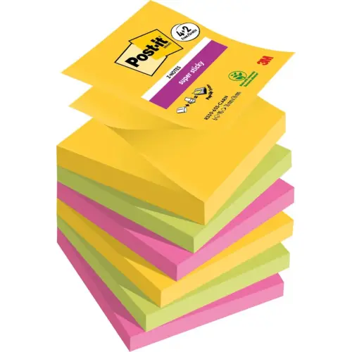 Z-Notes Post-it® Super Sticky 76x76 mm - Blokken van 90 vellen