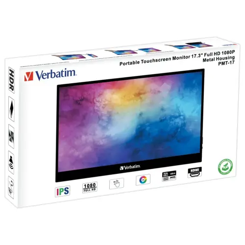 Verbatim 17,3" touchscreenmonitor