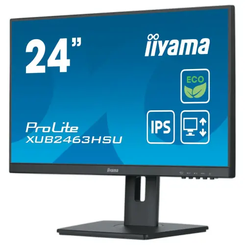 Monitor IIYAMA 24" Green met in hoogte verstelbaar ergonomisch voetstuk