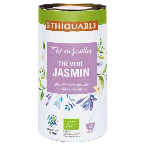 Groene Jasmin losse thee 100G - ETHIQUABLE 