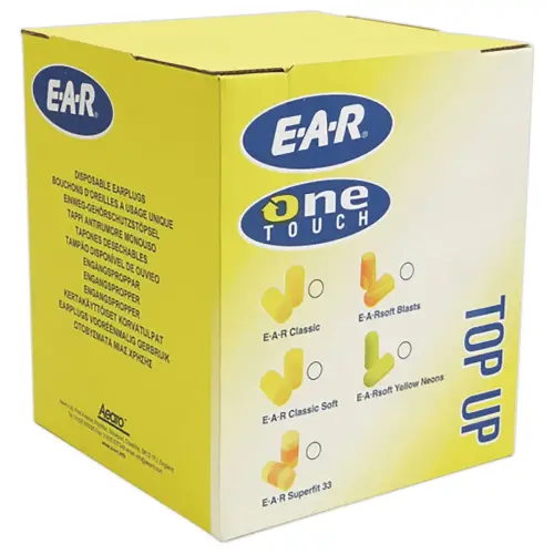 Oordoppen E-A-RSOFT Yellow Neon - 250 paar - Demping 34 dB - 3M