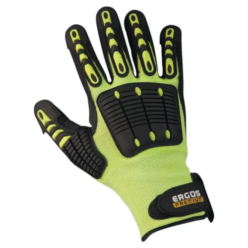 12 ERGOS 398300 anti-impact beschermhandschoenen - Maat 11 - RG 