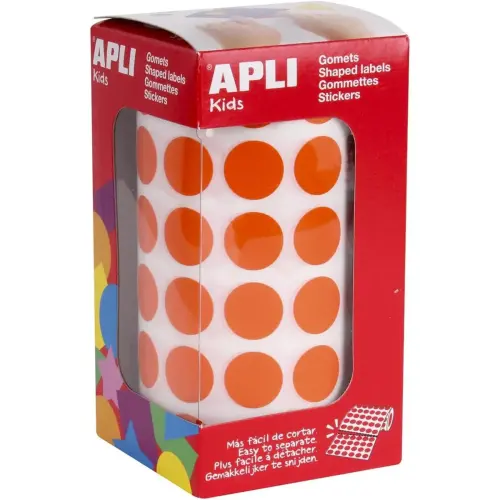 Set van 168 ronde kleefpastilles signalisatie - Ø 15 mm - geel