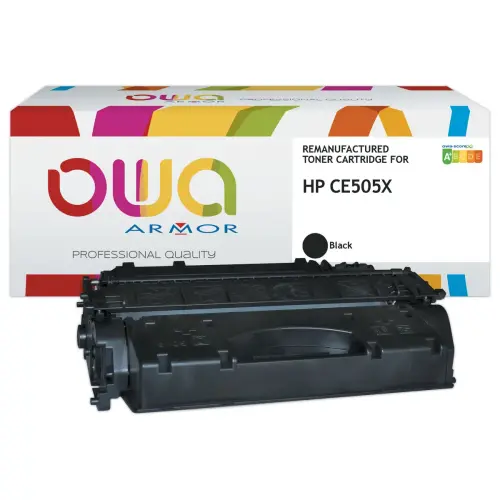 HP CE505X - OWA gereviseerde toner - extra hoge capaciteit - Zwart