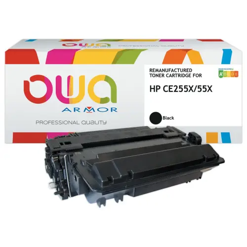 HP CE255X - gerecycleerde toner OWA - extra hoge capaciteit - Zwart