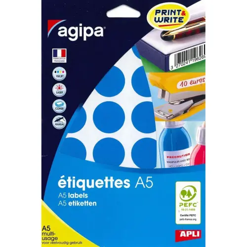 Ronde kleefpastilles - Ø15 mm - Diverse kleuren - APLI