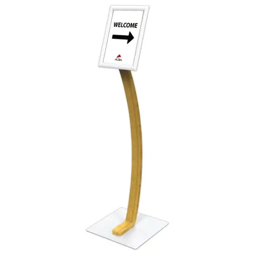 Houten A4 signaalstandaard 