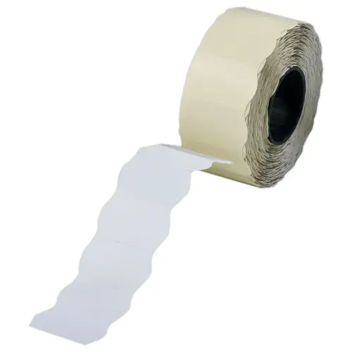 6 Rollen van 1000 witte etiketten 26x16 mm voor tang 146493