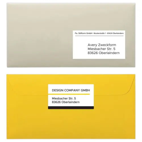 2 Rolletjes van 260 witte labels 36x89 mm voor DYMO LW 450