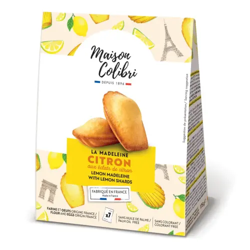 Madeleines met citroenhart en meringue- Maison colibri