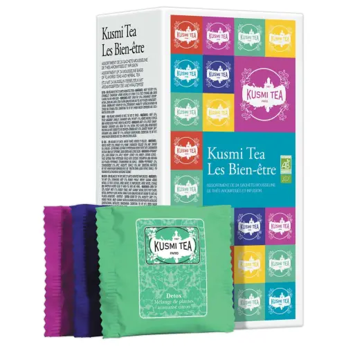 Coffret van 24 zakjes thee en infusies Les Bien-être bio