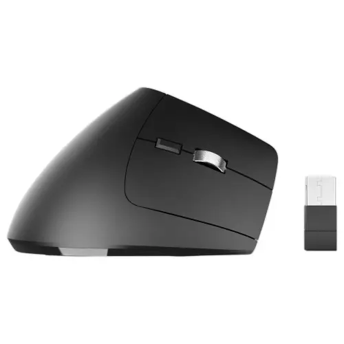 Draadloze ergonomische muis zwart