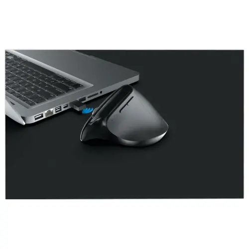 Draadloze ergonomische muis zwart