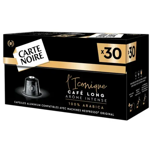 30 capsules Carte Noire Iconique