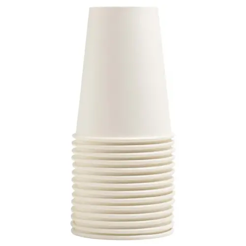 50 Papieren bekers 20 cl Wit - Pro Nappe