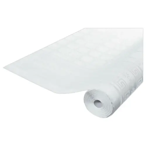 Papieren tafelkleed 10x1,18 m in rol Wit - Pro tafelkleed 