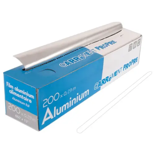 Aluminiumfolie dispenserdoos 29 cm x 200 m