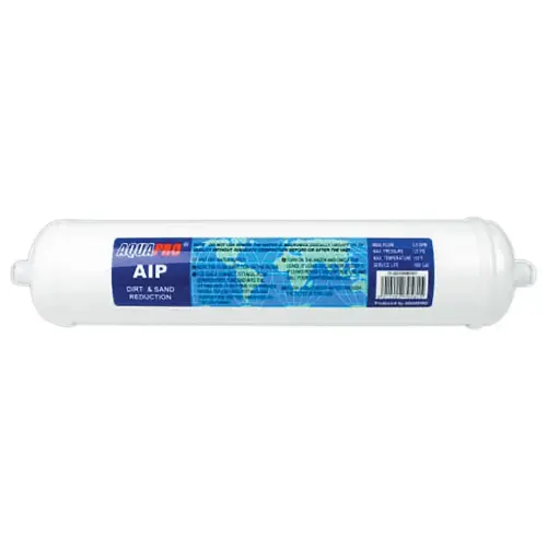 Sedimentfilter met ge&iuml;ntegreerde 1/4'' aansluitingen 