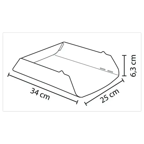 Metaal postmand - Celadon groen