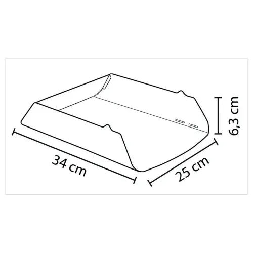 Metaal postmand - Terracotta