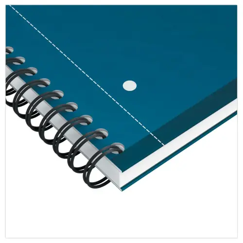 Spiraalnotitieboek A4+, 160p, 5x5, Oxford international Petrol 