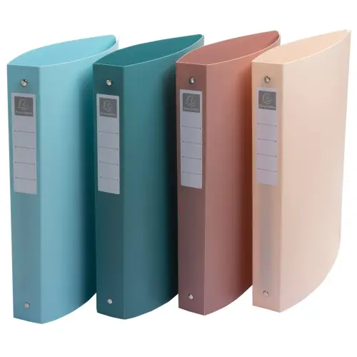 Semi-rigide 4-ring binder SKANDI - Willekeurige kleur 