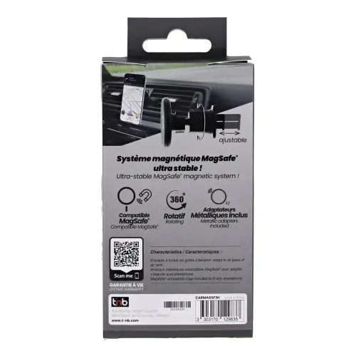 Universele magnetische autoladerhouder TnB 