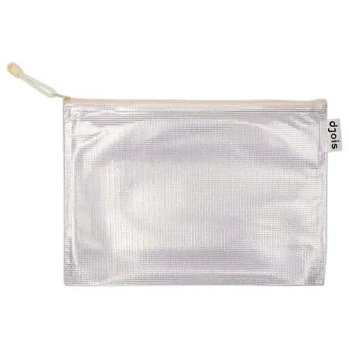 6 Zachte A4 zip DJOIS mappen - Assortiment kleuren