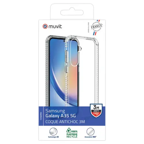 Versterkte transparante hoes voor Samsung Galaxy A35 5G