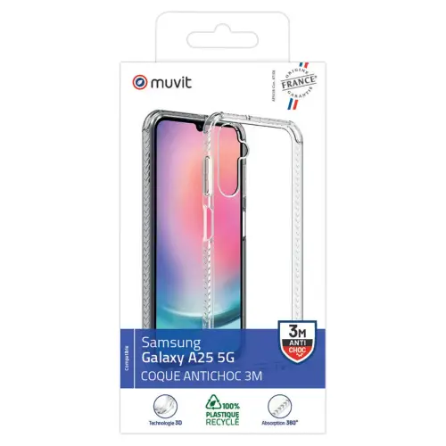 Versterkte transparante hoes voor Samsung Galaxy A25 5G 
